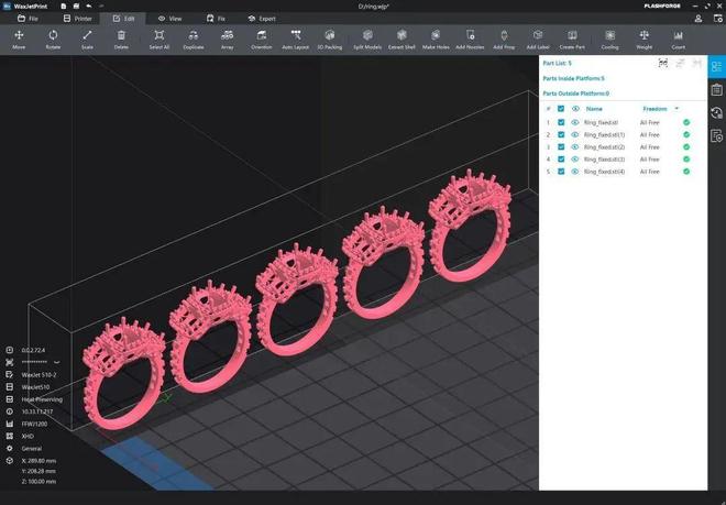 学校买喷蜡3D打印机用于精密铸造实训闪铸科技WaxJet进入课堂(图5)