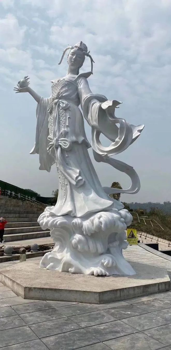 Kaiyun:98米龙女雕塑35天完成3D打印蜡模快速铸造帮大忙(图1)