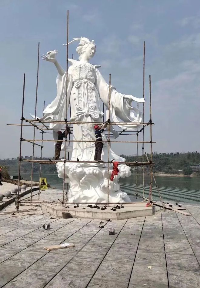 Kaiyun:98米龙女雕塑35天完成3D打印蜡模快速铸造帮大忙(图4)
