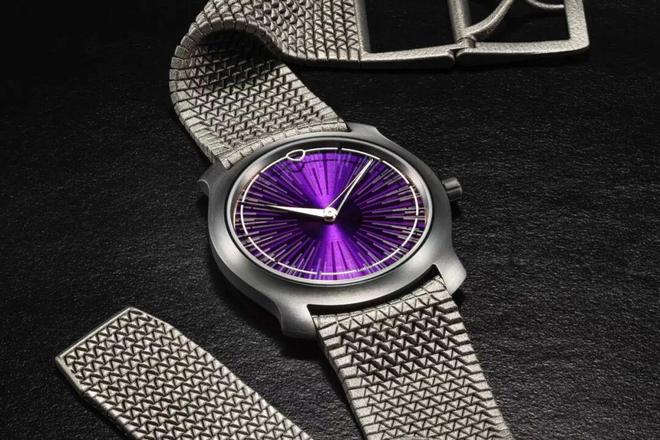 知名制表品牌Ming推出全球首款3D打印钛金属表带(图4)